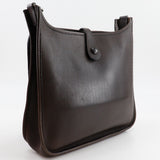 Hermes Shoulder Bag Calfskin Brown Evelyn Evelyn PM