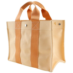 Hermes Handbag canvas Orange Bora Bora PM