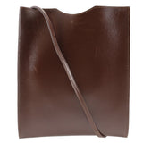 Hermes Shoulder Bag Calfskin Brown Omenitu Women(Unisex)