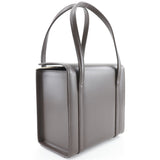Burberry Handbag Calfskin Brown Nova Check box Women