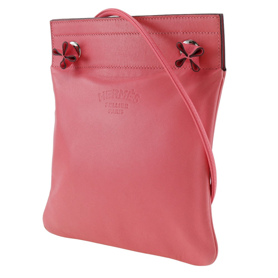 Hermes Shoulder Bag Calfskin pink Aline Mini Women