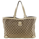 Gucci Tote Bag 141472 GG canvas Brown Abbey Women