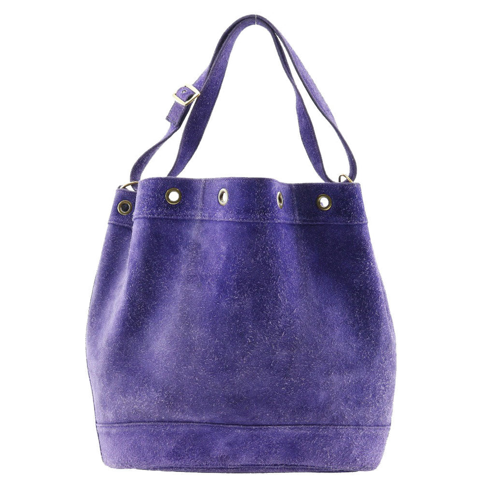Hermes Shoulder Bag Suede purple Market GM Women