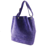 Hermes Shoulder Bag Suede purple Market GM Women