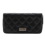 Chanel Paris New York Line Lambskin Long Wallet