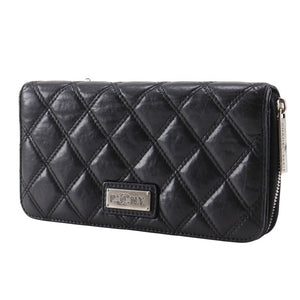 Chanel Paris New York Line Lambskin Long Wallet