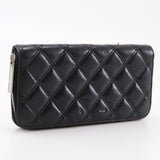 Chanel Paris New York Line Lambskin Long Wallet