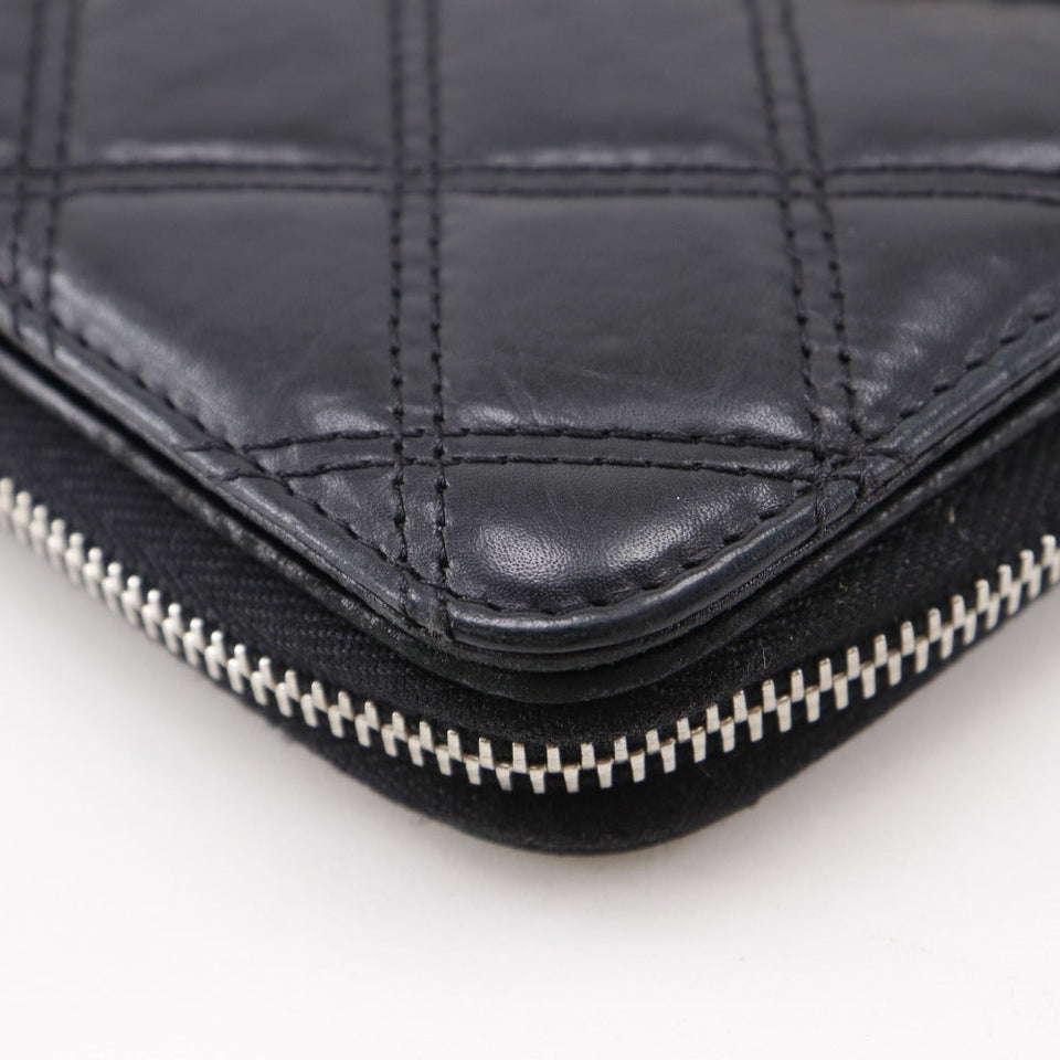 Chanel Paris New York Line Lambskin Long Wallet