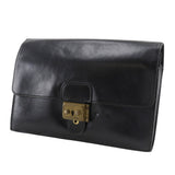 Hermes Clutch bag Box scarf black business bag Pochette jet