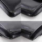 Hermes Clutch bag Box scarf black business bag Pochette jet