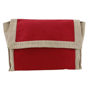 Hermes Clutch bag cotton Red In-bag Tapidocel