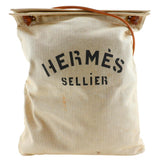 Hermes Shoulder Bag canvas beige Alain GM Women