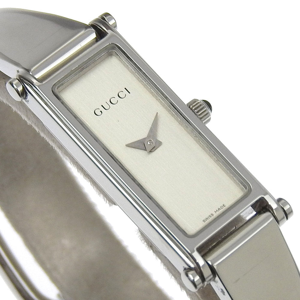 Gucci Watches Quartz 1500L Stainless Steel Silver Silver dial Women