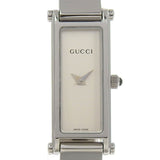 Gucci Watches Quartz 1500L Stainless Steel Silver Bangle watch Silver dial Women