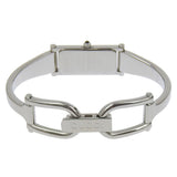 Gucci Watches Quartz 1500L Stainless Steel Silver Bangle watch Silver dial Women