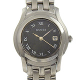 Gucci Watches Quartz 5500L Stainless Steel Silver black dial Women