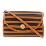 Hermes Shoulder Bag leather Orange / black Women