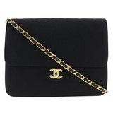 Chanel Matelasse Cotton Shoulder Bag