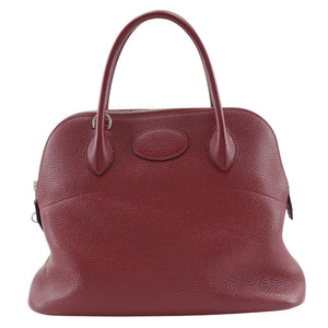 Hermes Handbag K1 Taurillon Clemence Red Bored 31 Women