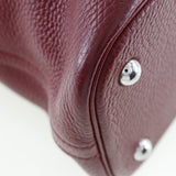 Hermes Handbag K1 Taurillon Clemence Red Bored 31 Women