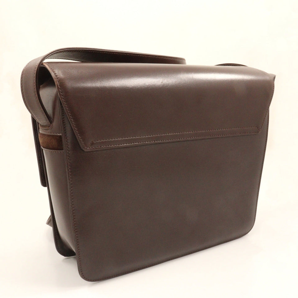 Gucci Shoulder Bag 001.109.1314 Calfskin, suede Brown Old Gucci Women