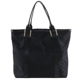 Gucci Tote Bag 341536 Nylon canvas black outlet GG Women