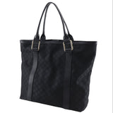 Gucci Tote Bag 341536 Nylon canvas black outlet GG Women