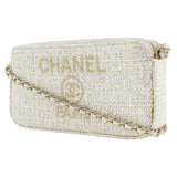Chanel Tweed Deauville Chain Shoulder Bag A84415