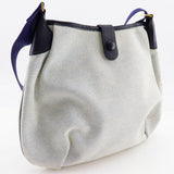 Hermes Shoulder Bag Tower ash Gray / navy Rodeo Women