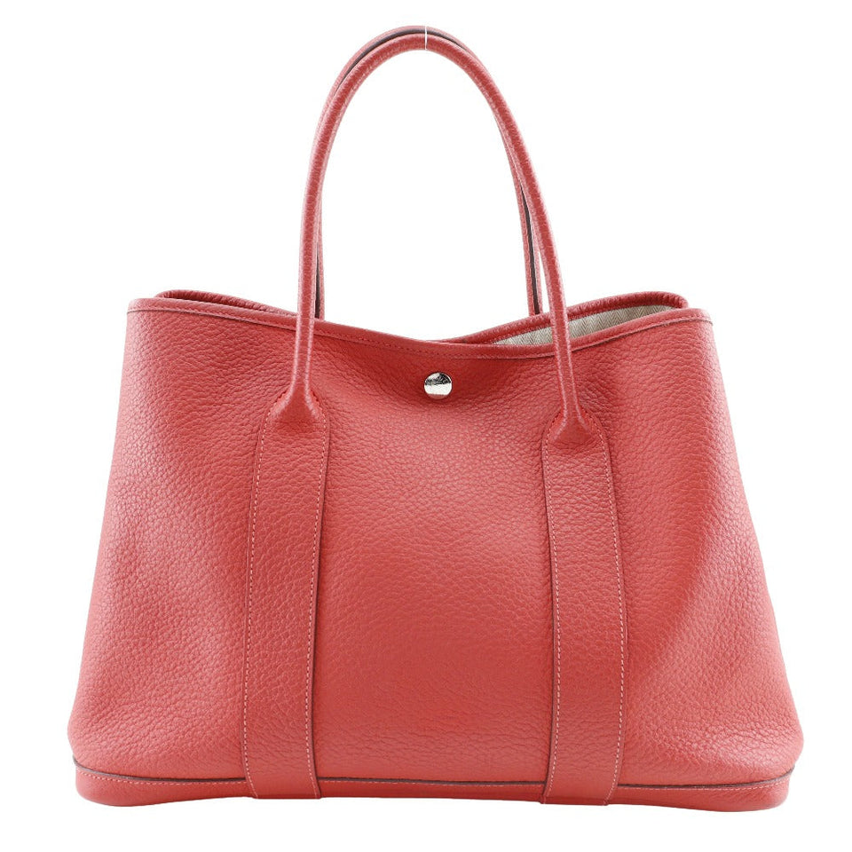 Hermes Tote Bag Negonda Red Garden party PM Women