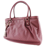 Gucci Tote Bag 296835 Æ}ÆCÆNÆï¿½ÆOÆbÆ`ÆVÆ} Sima leather pink Micro Guccisima Sukey Women