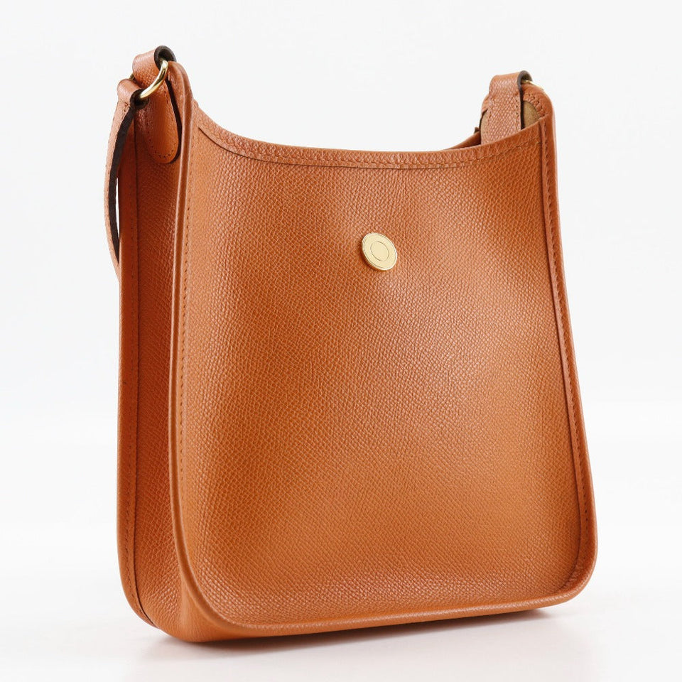 Hermes Shoulder Bag Epsom Orange Vespa TPM Women
