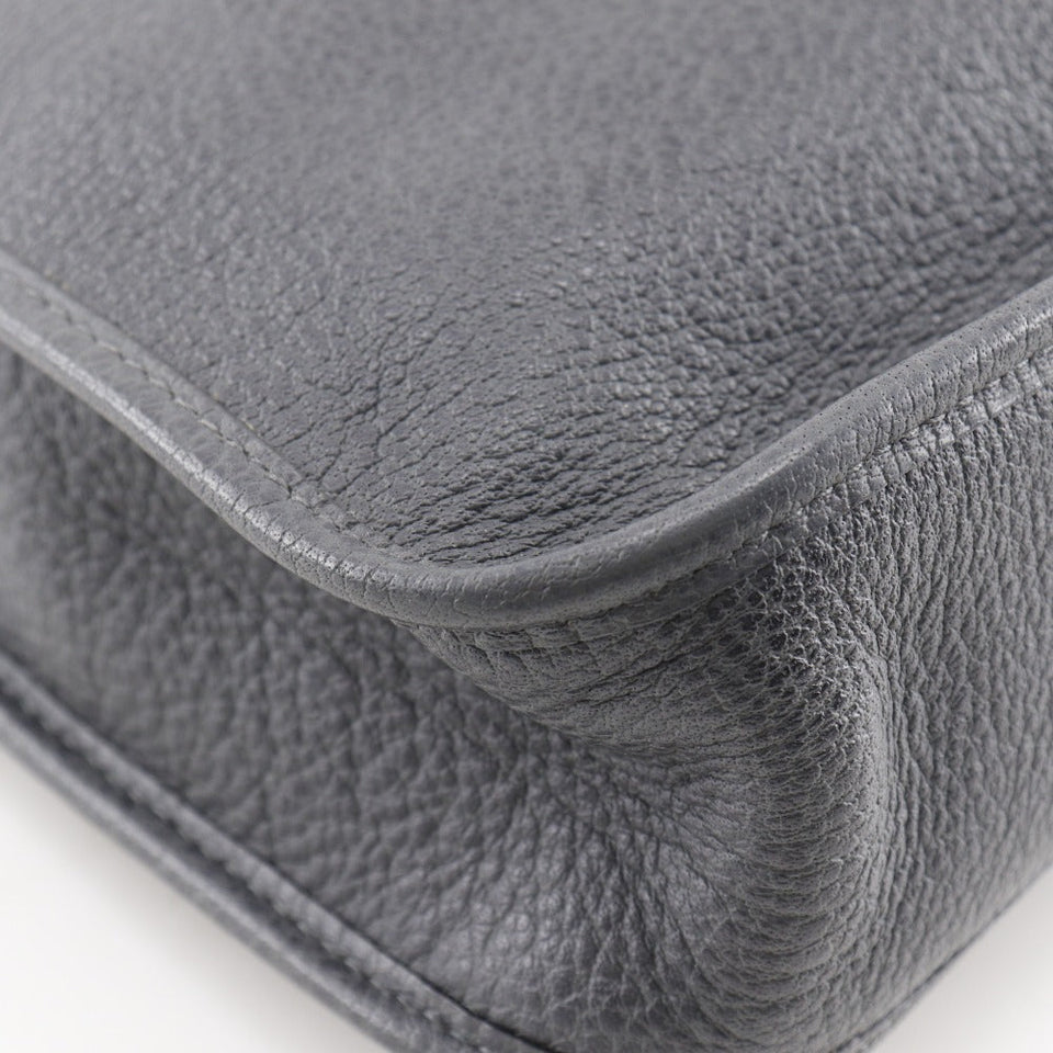 Hermes Shoulder Bag leather gray Vespa 28 Women