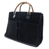 Gucci Tote Bag Suede black Old Gucci Bang Boot Women