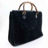 Gucci Tote Bag Suede black Old Gucci Bang Boot Women