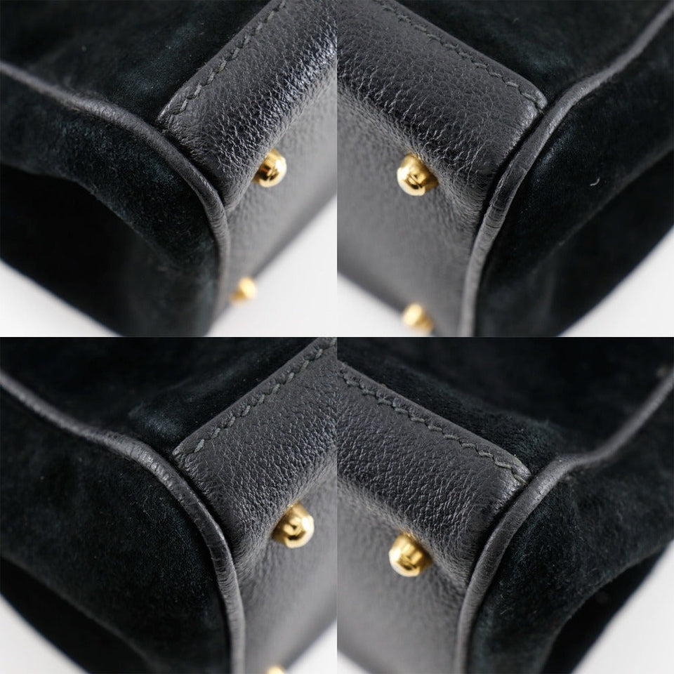 Gucci Tote Bag Suede black Old Gucci Bang Boot Women