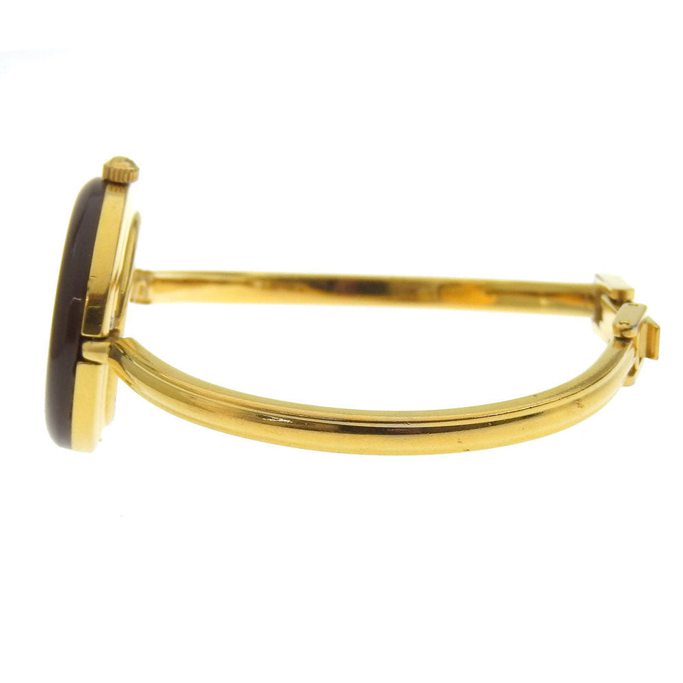 Gucci Watches Quartz 11/12.2 Plated Gold gold Change bezel White dial Women