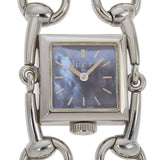 Gucci Watches Quartz 116.5 Stainless Steel Silver Signoria Blue shell dial Women