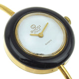 Gucci Watches Quartz Plated Gold gold Change bezel White dial Women