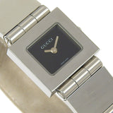 Gucci Watches Quartz 600L Stainless Steel Silver black dial Women