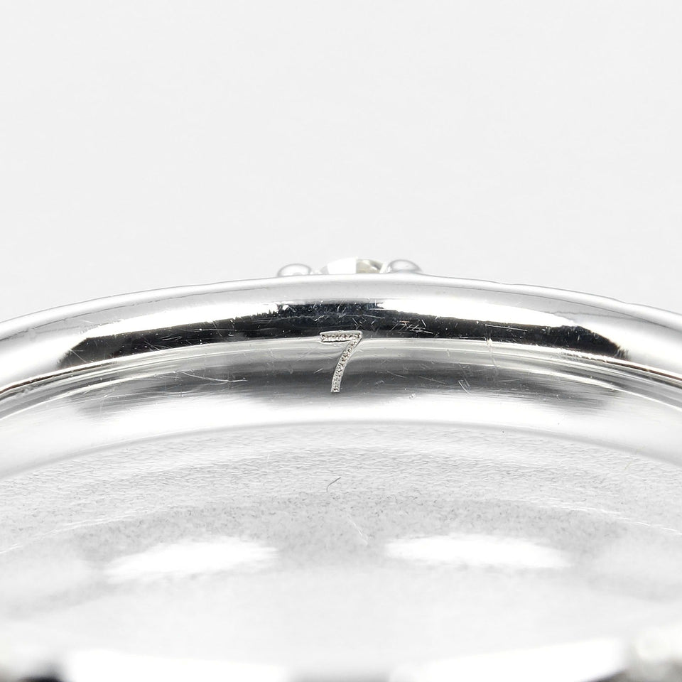 Gucci Ring K18 White Gold, Diamond Silver Diamantissima 7