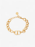 Christian Dior CD Bracelet Gold Base Metal 21cm