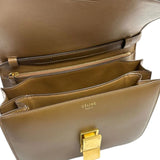 Classic Box Flap Medium Box Calfskin Camel GHW