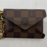 Louis Vuitton Kirigami Pochette Damier Ebene Clutch Brown