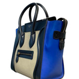 Luggage Elephant Mini Calfskin Suede Tri-Color Sand GHW