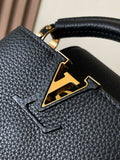 Louis Vuitton capucines mini black