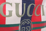 Gucci Sylvie Tote Bag in Red, White and Blue Baiadera Stripes Canvas