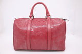Gucci Boston Bag in Red Guccissima Coated Canvas