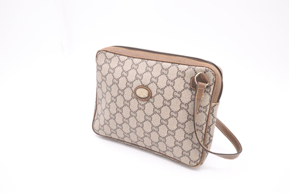Gucci Clutch Bag in GG Plus Supreme Canvas