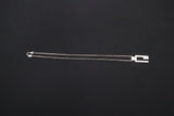 Gucci Plate "G" Necklace in Sterling Silver